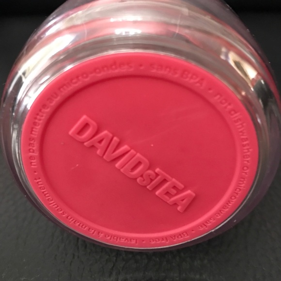 David’s Tea ice tea tumbler flamingo pink 16 Oz Excellent! - Picture 4 of 6